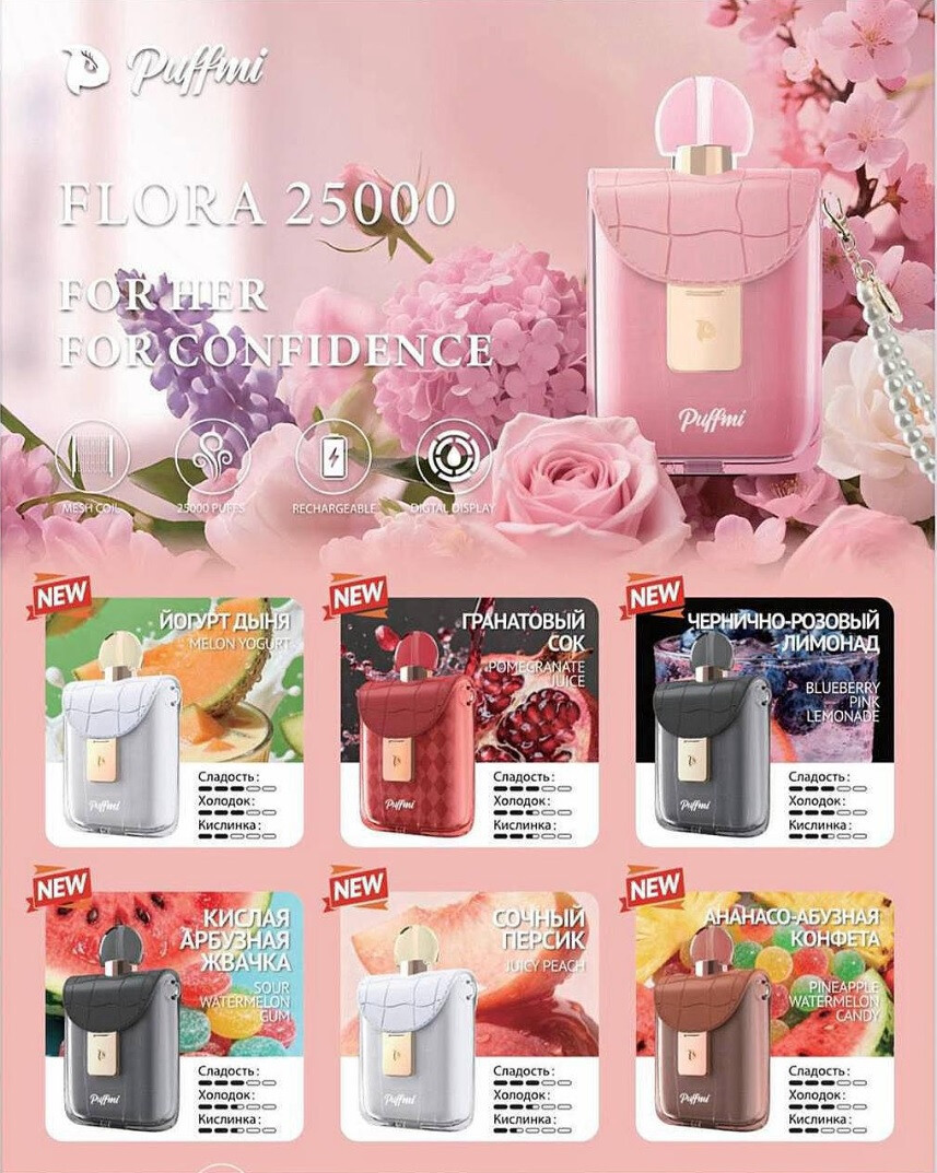 Puffmi Flora 25000 затяжек, изображение 2