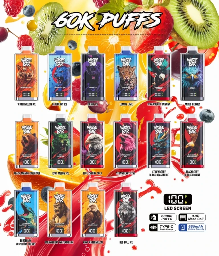 Waspe Bar 60000 затяжек, изображение 2